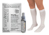 Skin Healing Hydration and Recovery Medical Compression Kit T.E.D Anti-Embolism Knee High 18 mmHg and Replenishing Spray