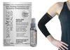 Skin Healing Hydration and Recovery Medical Compression Kit Black Arm Sleeve and Replenishing Spray