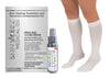 Skin Healing Hydration and Recovery Medical Compression Kit T.E.D Anti-Embolism Knee High 18 mmHg and Replenishing Spray