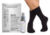 Made in USA Skin Healing Hydration and Recovery Medical Compression Kit Seamless Moisturizing Diabetic Socks and Replenishing Spray