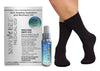 Made in USA Skin Healing Hydration and Recovery Menthol Medical Compression Kit Seamless Moisturizing Diabetic Socks and Replenishing Spray